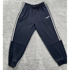 Adidas Men Dark Blue Track Pants Joggers Sweatpants Athletic Casual Size L